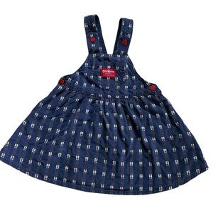 Vintage Oshkosh Bgosh 100% Cotton Dress Size 4T Girls Toddler Baby